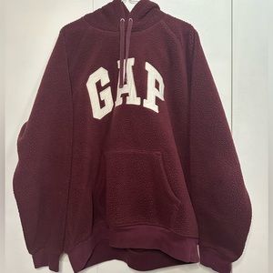 Maroon GAP Fleece Hoodie